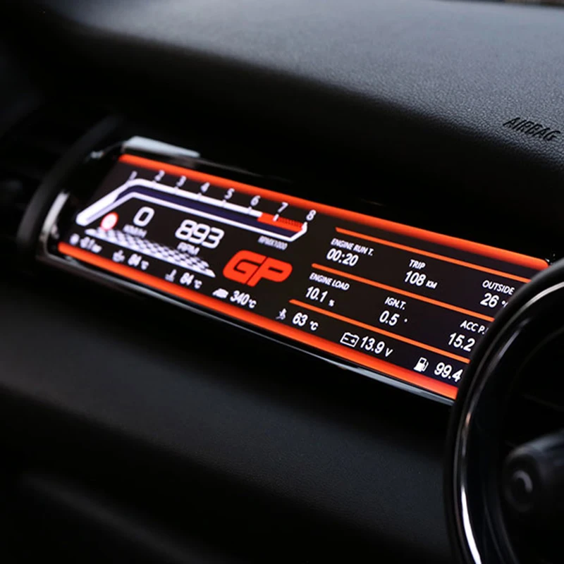 Plastic dashboard modify part Passenger LCD display For Mini Cooper F56 F55 F57