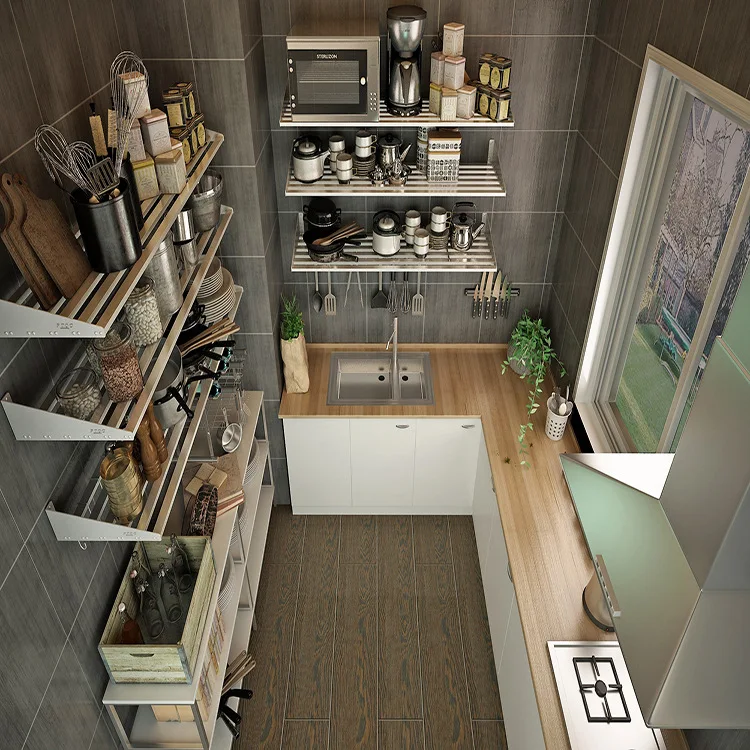 

And 304 Stainless Steel Kitchen Storage Shelf Microwave Oven Rack Multi-functional Spice Rack Stainless Steel Kitchen Shelf