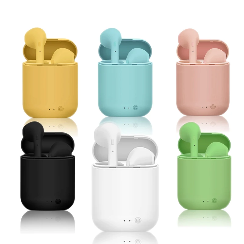 Mini-2 auriculares Tws inalámbricos por Bluetooth 5,0, caja de carga con micrófono y cascos deportivos, para teléfono inteligente, i9s