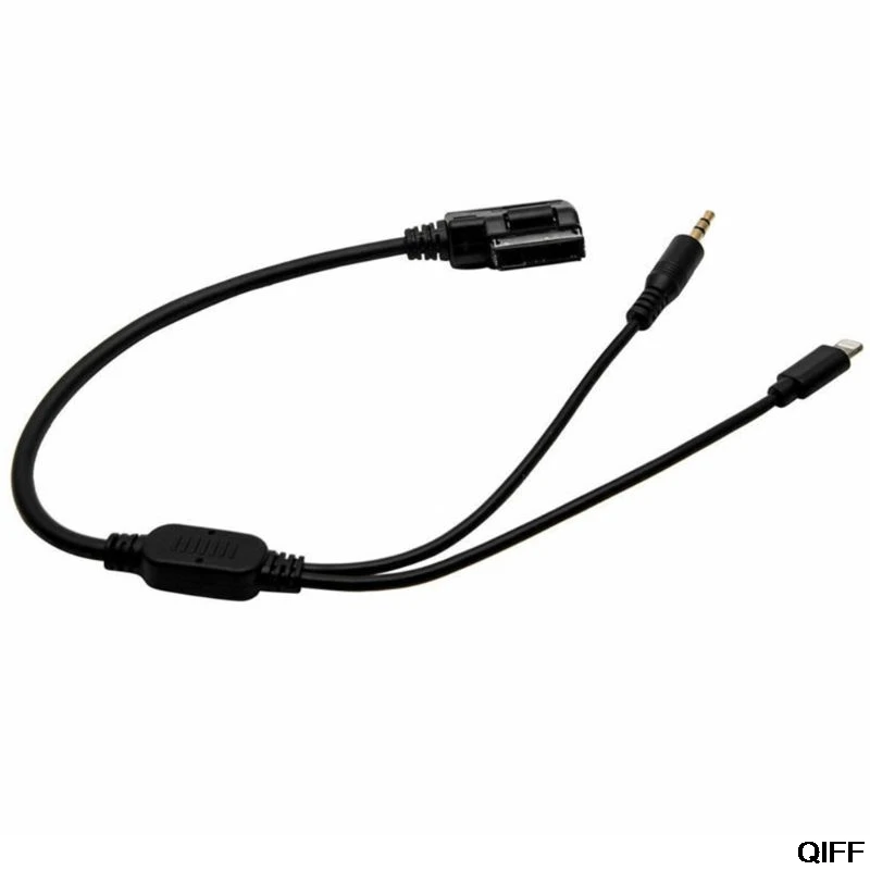 Автомобильный USB кабель для передачи данных Play Line музыкальный интерфейс для Iphone5 6 7 8 Volkswagen Audi AMI аудио кабель для зарядки автомобильные принадлежности Aug. 22