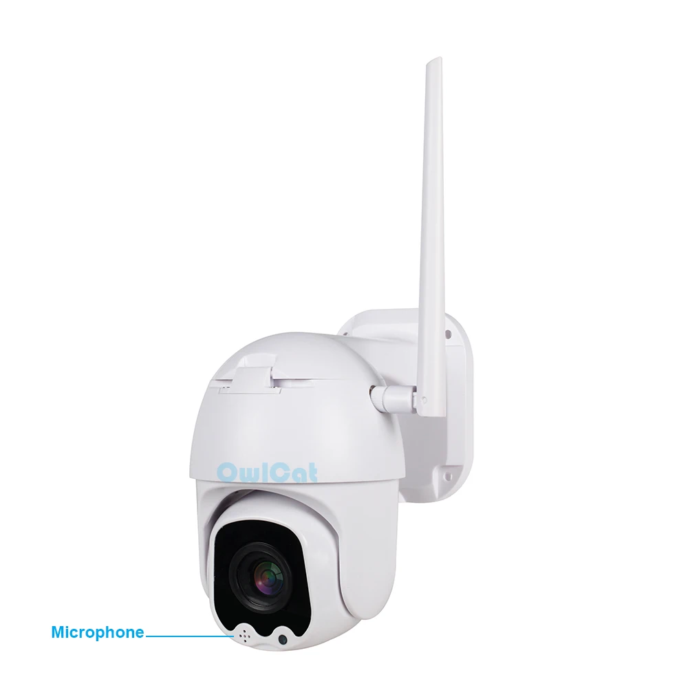 OwlCat HD Открытый водонепроницаемый 2MP 5MP Pan Tilt IP камера Wi-Fi двухстороннее аудио разговор слот карты Micro SD беспроводной ИК Onvif приложение CamHi