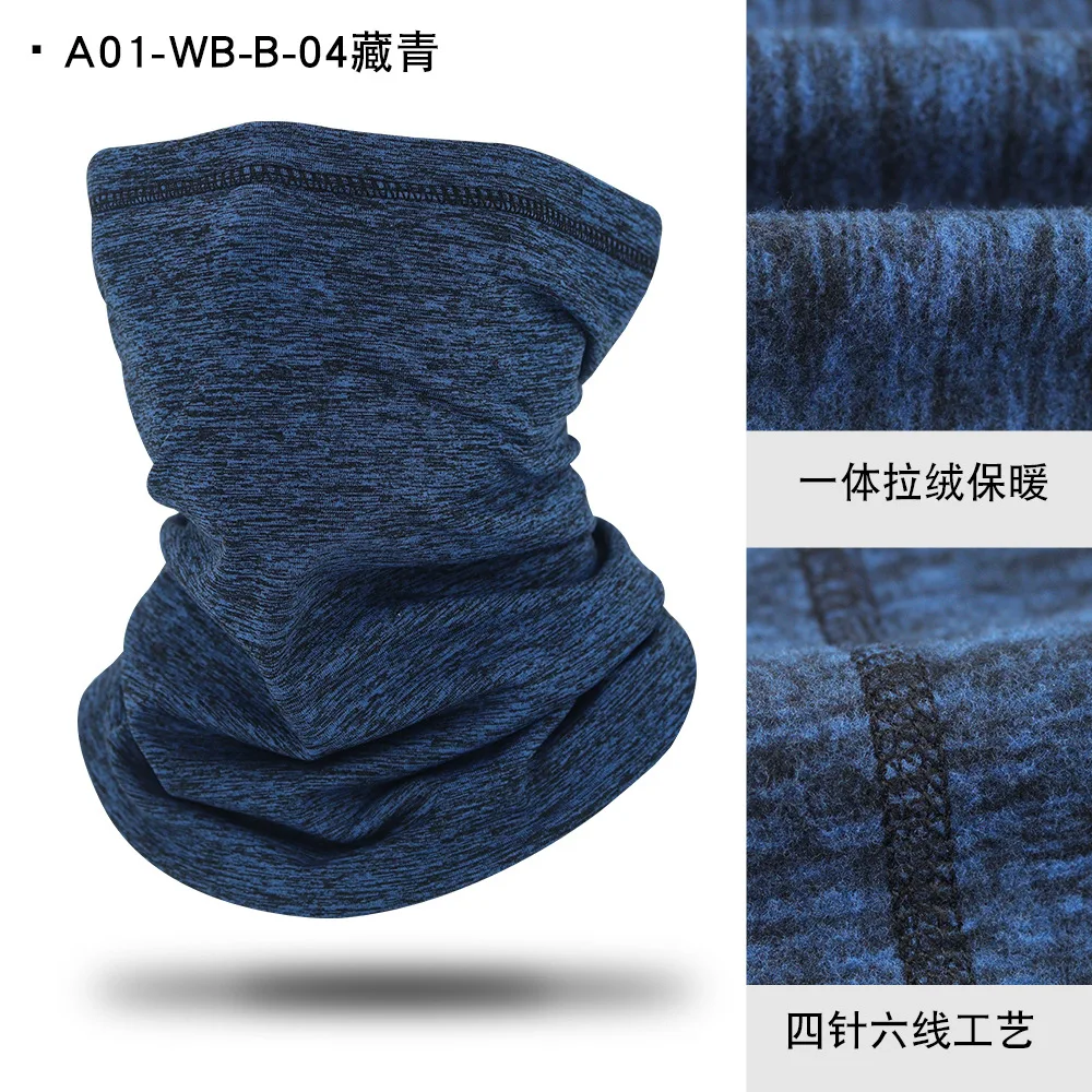 Winter accessories Fleece neck cover Bandana neck gaiter Face scarf headgear Winter Windproof Scarves Fleece Tube Bandana Scarf Mask Soft Half Face Cover SKi Snowboard Neck Warmer Gaiter