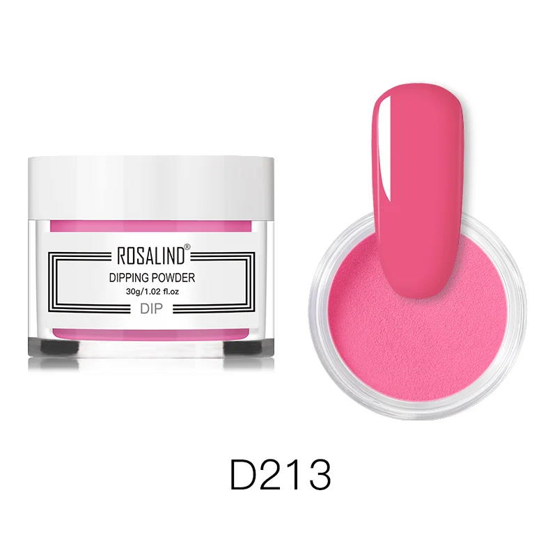 RND213 ROSALIND 30 г блестящая голографическая пудра для ногтей 24 цвета дизайн ногтей все для маникюра натуральный сухой без лампы - Цвет: RND213