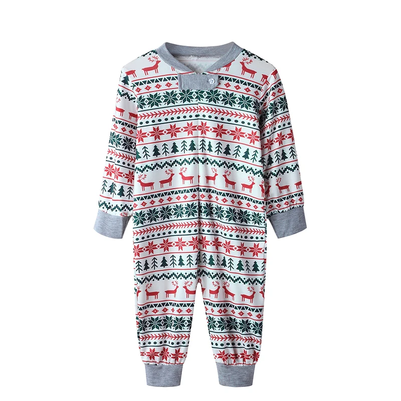 Baby 18M Семейный Рождественский пижамный комплект; Новинка года; Лидер продаж; Рождественская одежда для сна для мамы, папы и ребенка одежда для сна; домашняя одежда; Семейный комплект пижам - Цвет: Baby 18M