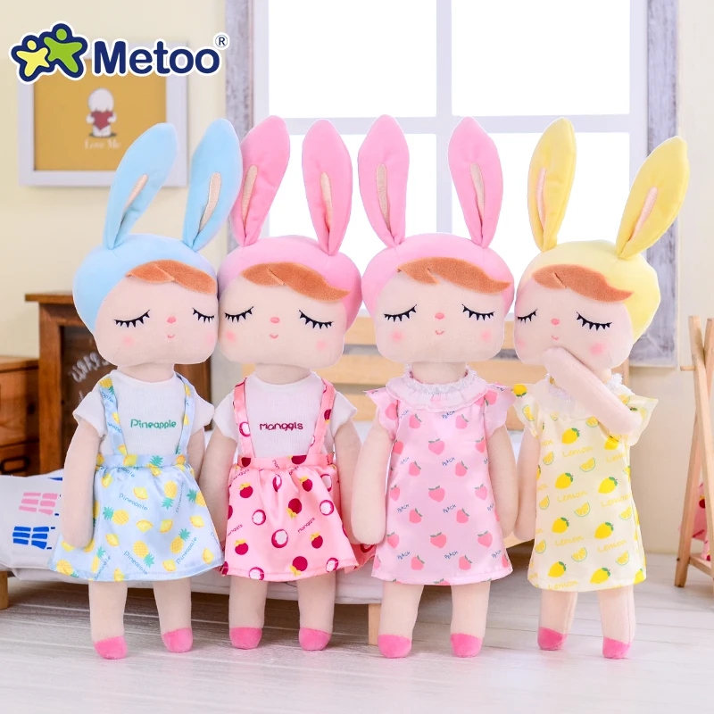 Плюшевые игрушки Metoo куклы Angela с коробкой кроликом милый подарок для детей|plush