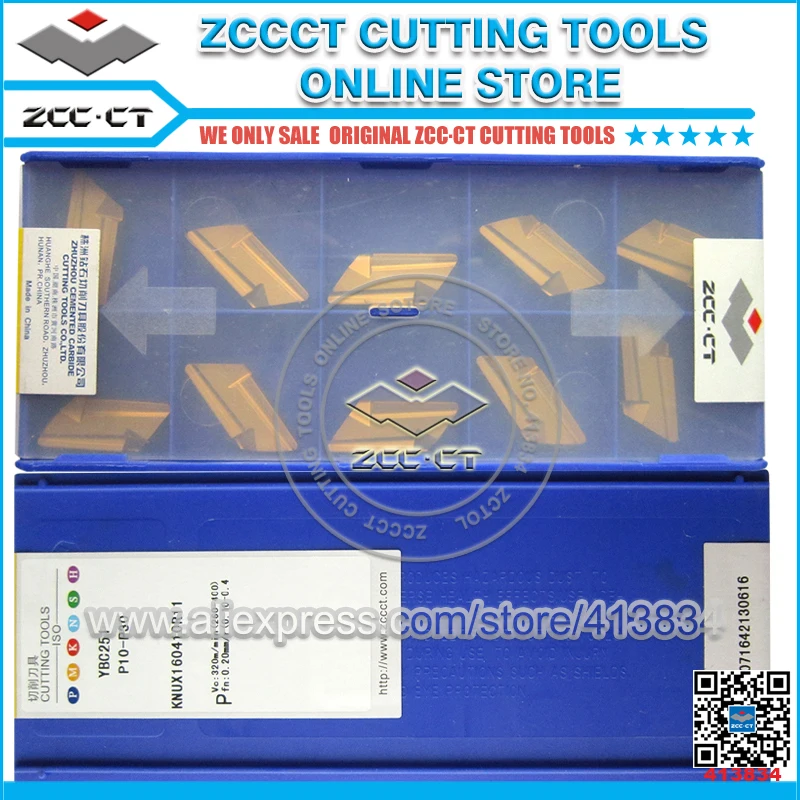 50 шт. инструмент ZCCCT KNUX160410R11 YBC251 KNUX160410 KNUX16 ZCC.CT твердосплавные CNC внешние вставки
