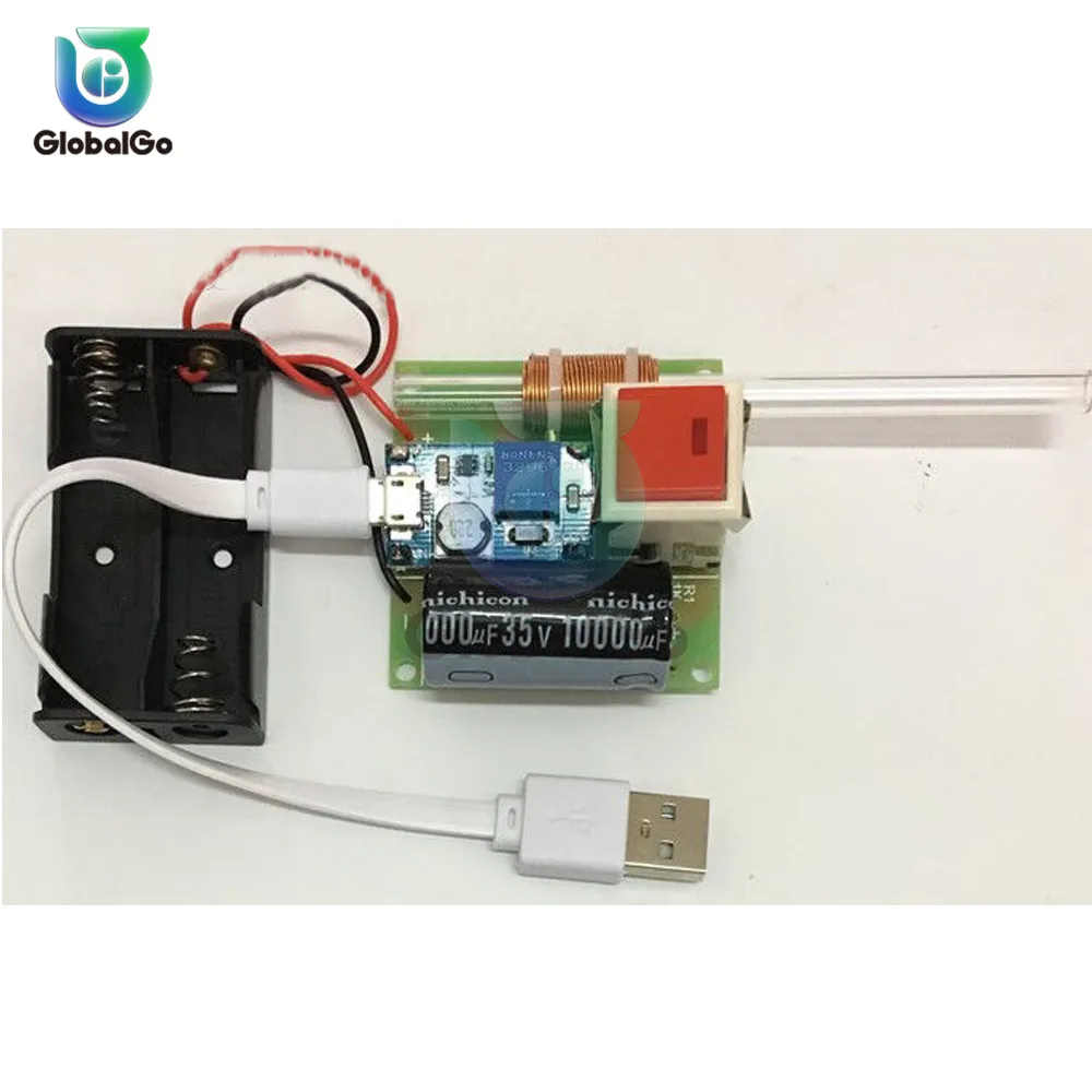 

Electromagnetic Gun Charging Diy Module Primary Electromagnetic Gun Module Scientific Experimental Model With Battery Case 5M