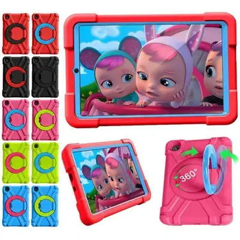 

Shockproof Rugged Rotating Stand Case Cover For Samsung Galaxy Tab A 8.4 inch SM-T307U 2020 Heavy Duty Tablet Shell