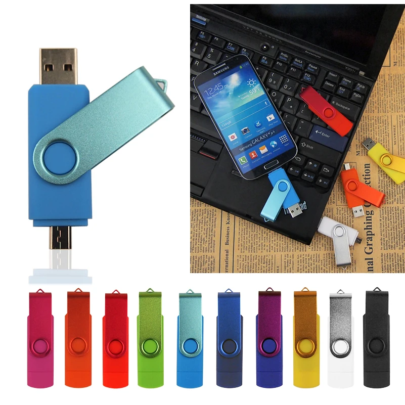 Микро OTG USB type-C флэш-накопитель 2,0 DIY логотип двойного использования Флешка 4 ГБ 8 ГБ 16 ГБ 32 ГБ 64 ГБ для Android смартфона/планшета/ПК