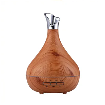 

300ml Aroma Essential Oil Diffuser Ultrasonic Air Humidifier purifier with Wood Grain LED Lights for Office Home Bedroom