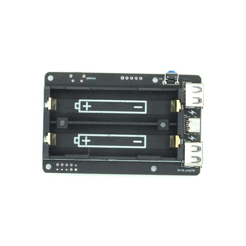 18650 UPS Pro источник питания устройство Расширенный два порта USBA для Raspberry Pi 4 B/3B+/3B