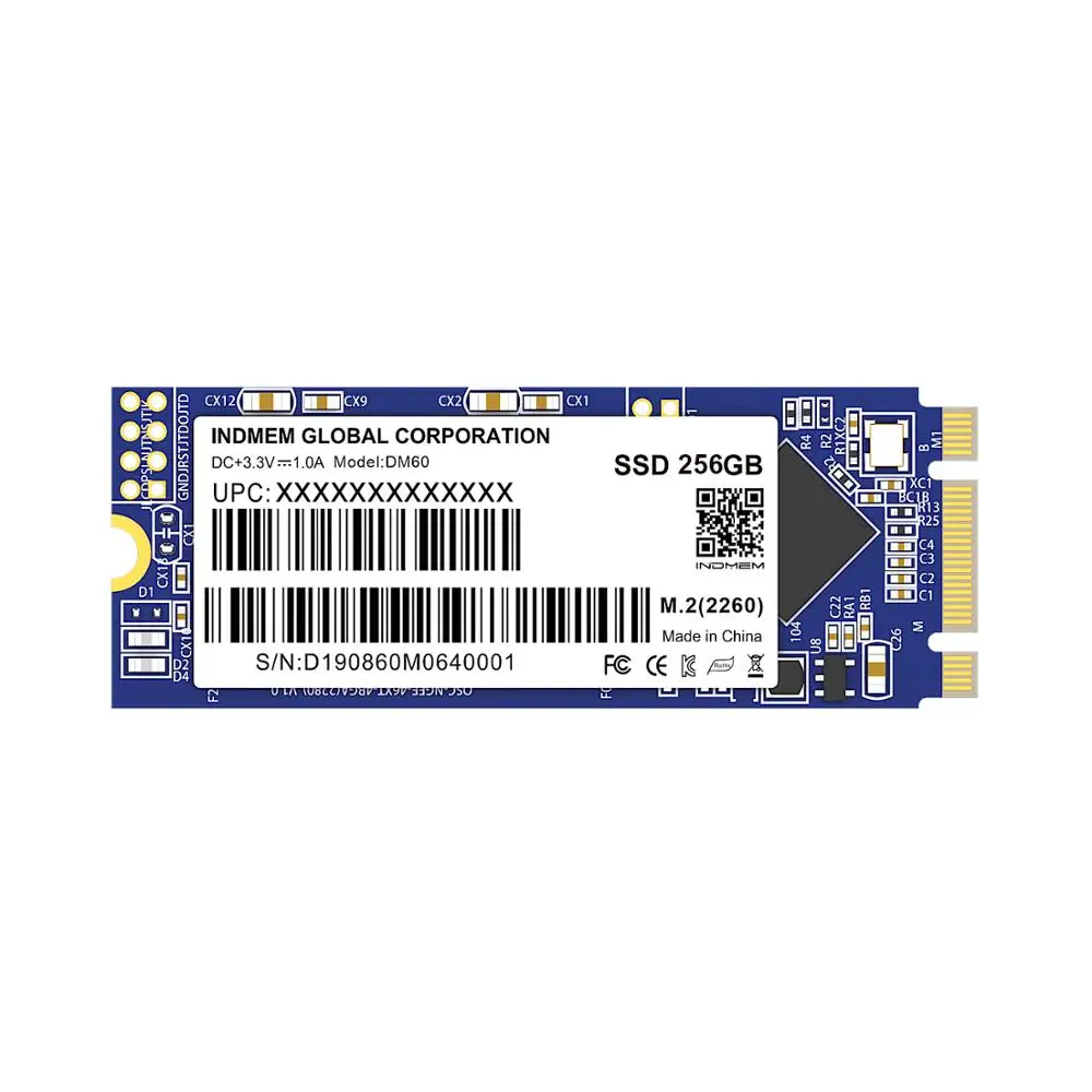 INDMEM MLC SSD M2 2260 M.2 2260 SSD 256 Гб 128 Гб 64 Гб SSD M.2 твердотельный накопитель MLC Sata HD внутренний SSD 120 ГБ 240 ГБ жесткий диск