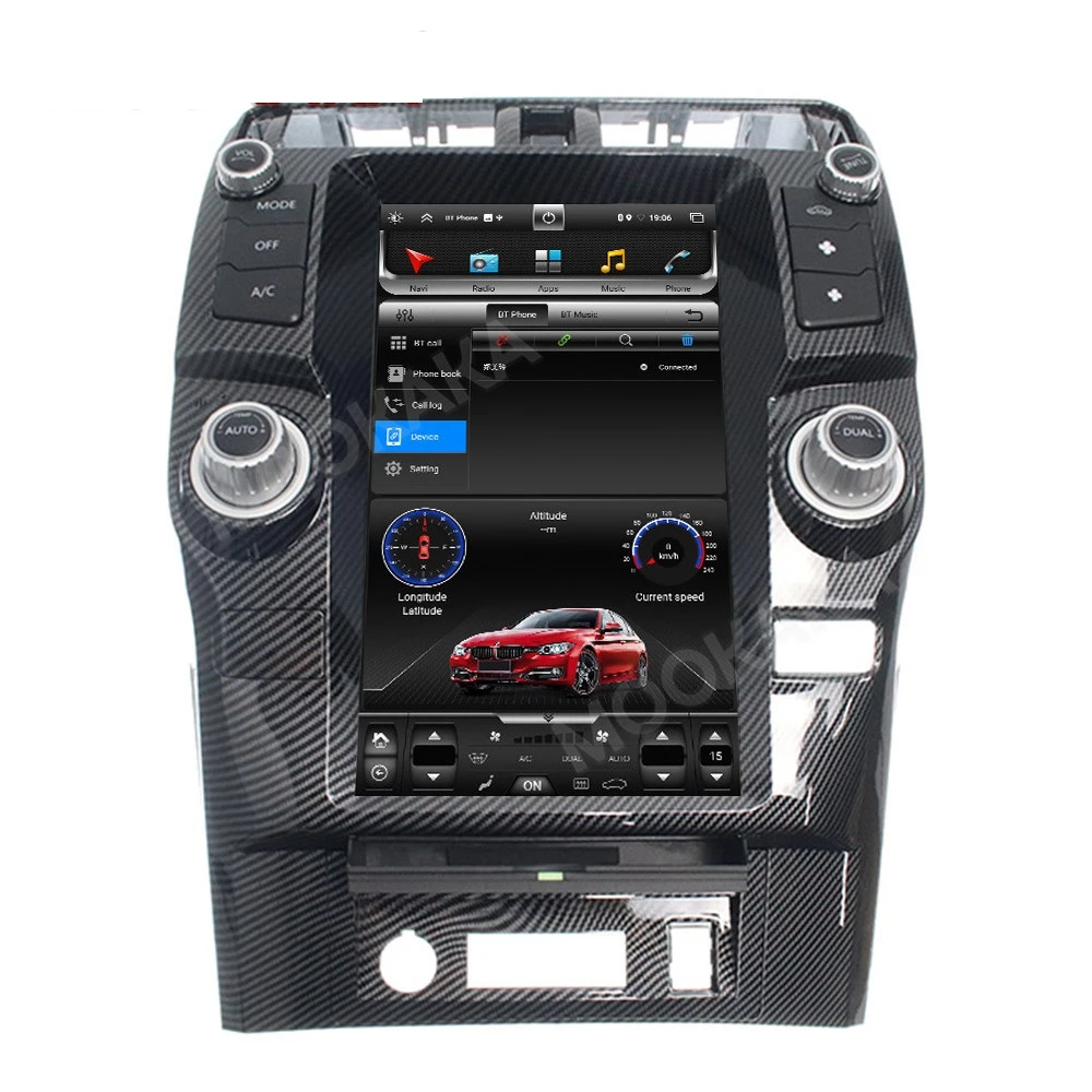 Car Radio For Toyota 4Runner Touch Screen Android Tesla Style Car GPS Navigation 64GB DVD 