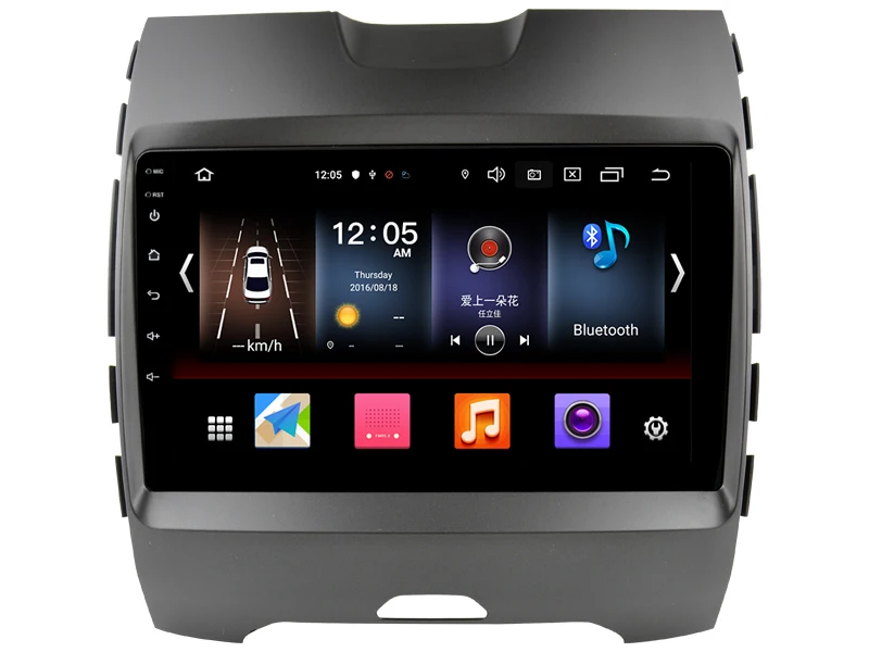 OTOJETA Android 9,0 2.5D экран автомобиля радио плеер для Ford Edge- bluetooth Мультимедиа Стерео gps Navi магнитофон