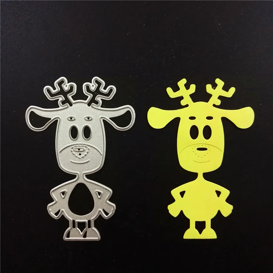 

Cattle Stencil Scrapbooking Dies Cutters Metal Cutting Dies DIY Photo Album Decorative Embossing Folder Cow Paper Card Craft