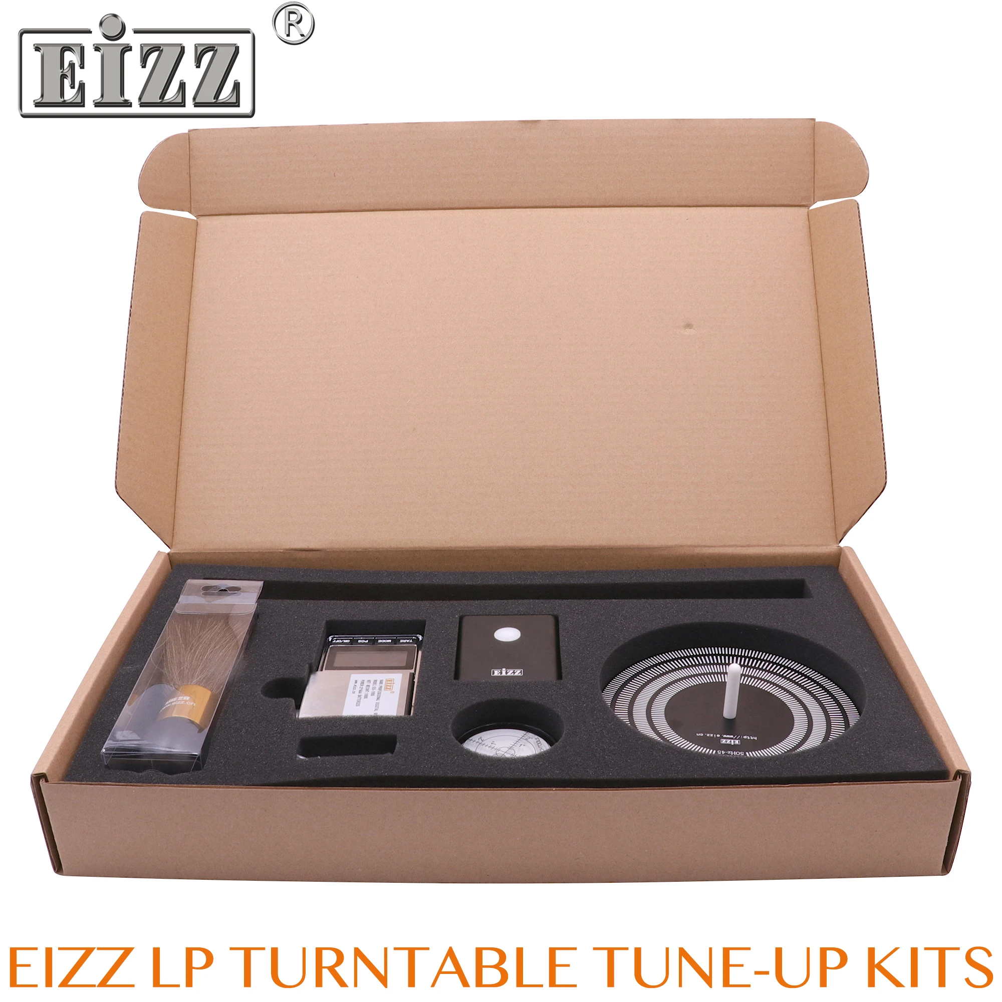 EIZZ LP Turntable Tuned Kits Vinyl Record Player Tune Up Set Up DIY Tool Kits Speed Detector Epochtools Digital Scale