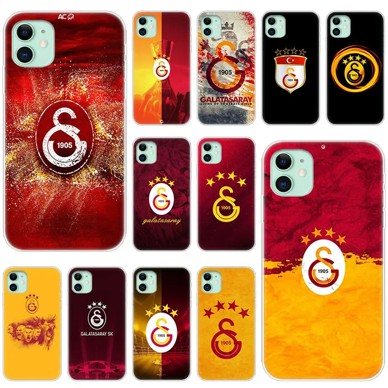 

Hot Galatasaray SK Turkey Soft Silicone Transparent Case for Apple iPhone 11 Pro XS Max X XR 6 6s 7 8 Plus 5 5s SE Fashion Cover