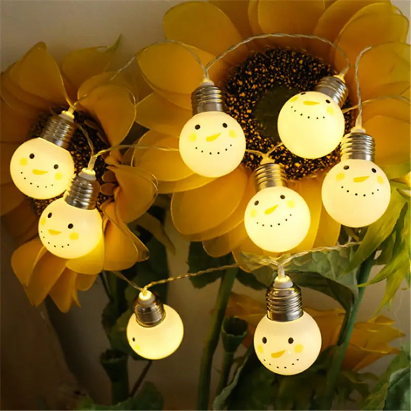 

Christmas Tree Decorations Ornament 2m 10 Led Snowman Xmas Decoration Lights Christmas Decorations for Home Natal Navidad Noel.Q