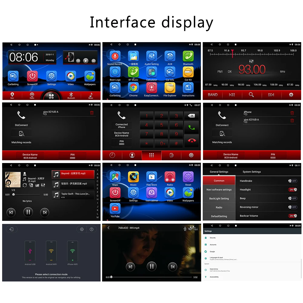 Podofo 2din Car Radio 9'' Android 8.1 2.5D Glass GPS Navi Car Multimedia Play WIFI Audio For 2006-2017 Toyota Corolla Car Stero Podofo 2din Car Radio 9'' Android 8.1 2.5D Glass GPS Navi Car Multimedia Play WIFI Audio For 2006-2017 Toyota Corolla Car Stero