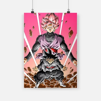 

dragon ball z anime goku black canvas painting decor wall art pictures bedroom study home living room decoration prints poster