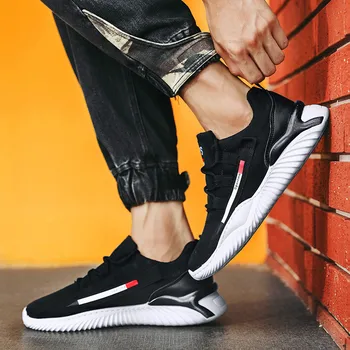 

Men's Casual Shoes Lace-up Shoes High quality fashion men's trendy mesh shoes outdoor shoes Tenis masculino Zapatillas Hombre