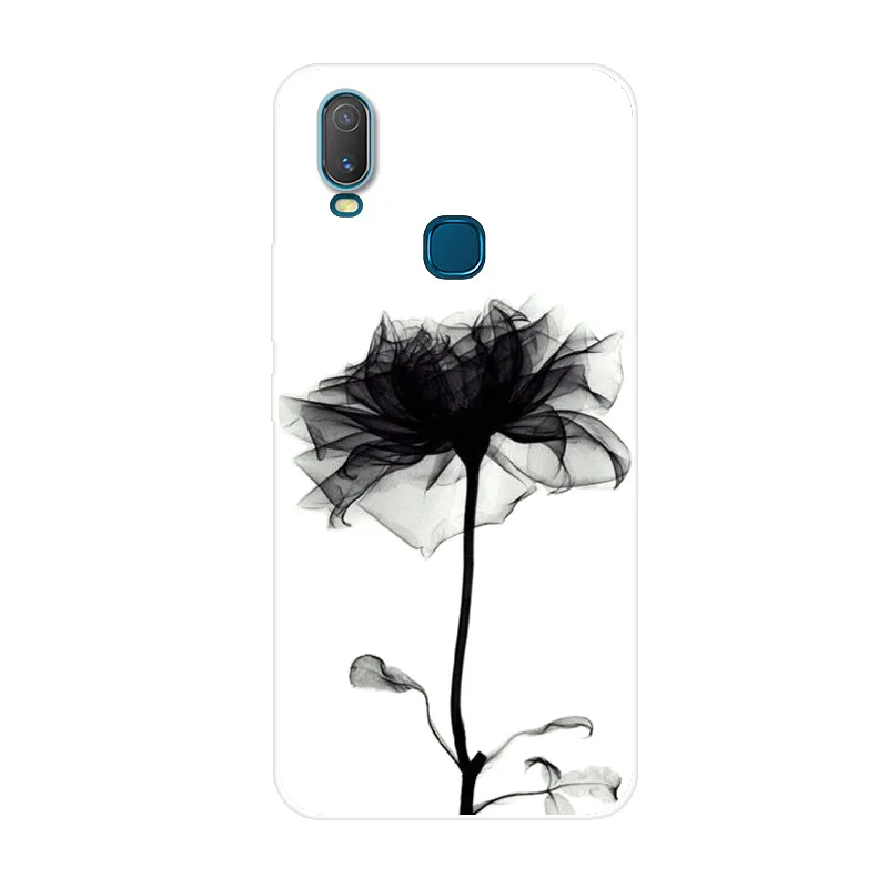 Picture 48 6,3" для Vivo Y11 чехол популярная Краска Мягкая Задняя накладка чехла из ТПУ для Vivo Y11 чехол крутой животный цветочный принт Funda Coque - Цвет: Picture 48