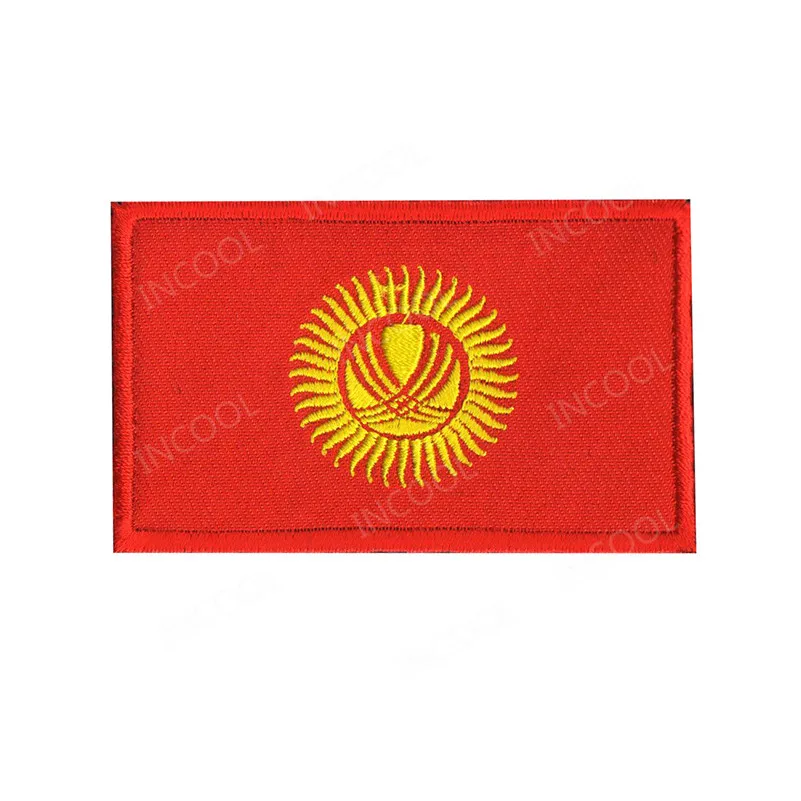 Kyrgyzstan Flag Флаг Азии, Бангладеш, Саудовская Аравия, Джорджия, Корея, Камбоджа, Израиль, Индия, Филиппины - Цвет: Kyrgyzstan Flag