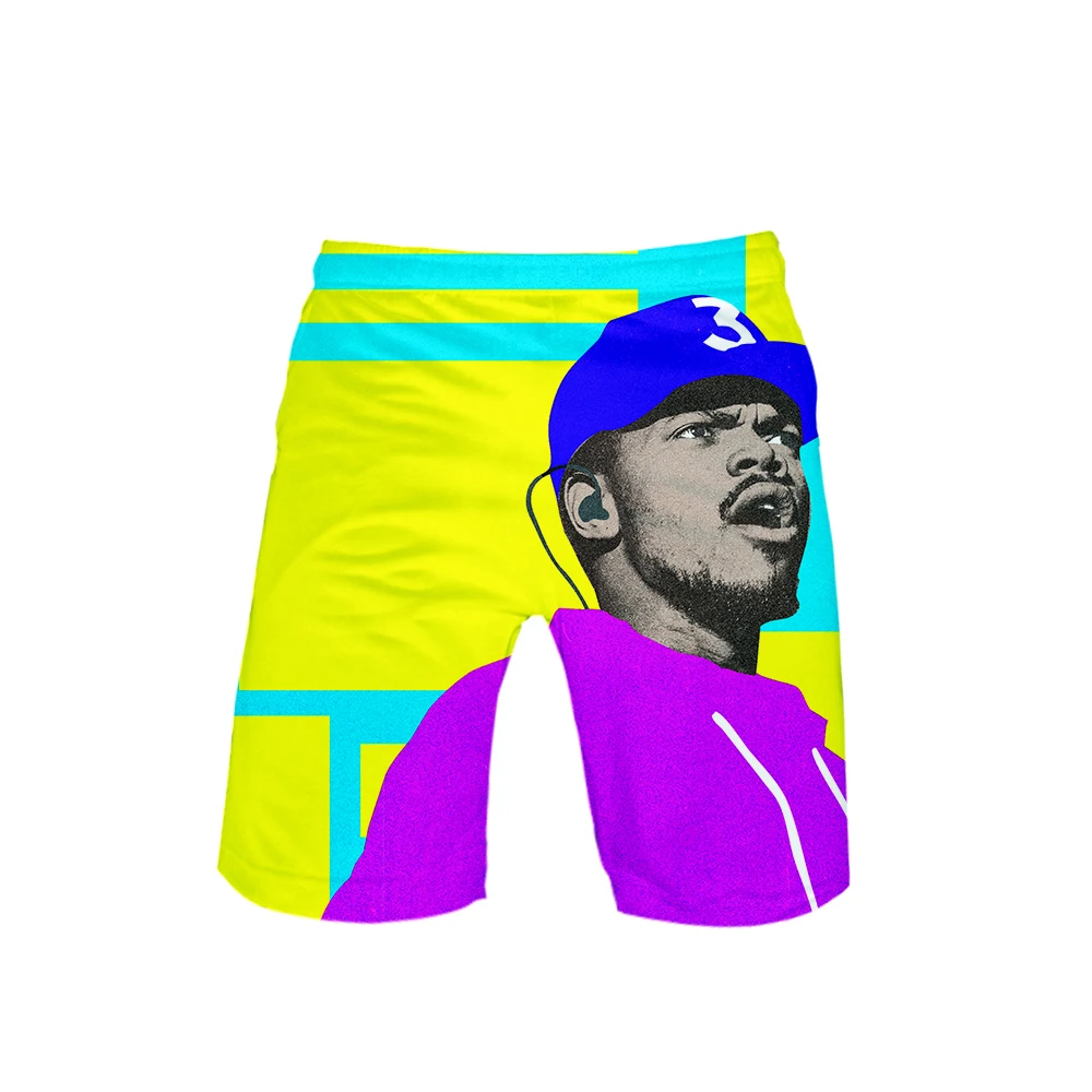 3D Chance The Rapper мужские летние шорты с принтом Новые повседневные летние пляжные шорты мужские горячие продажи бордшорты плюс размер макс 6XL