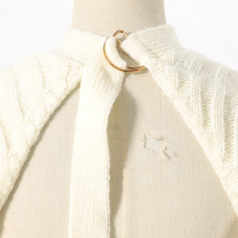Raglan Long Sleeve Knitting Cardigans Knitwear Women Short Sweaters Elegant Clothing Autumn Streetwear