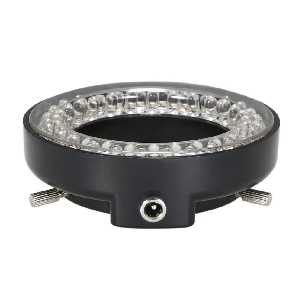 Регулируемый 56 светодиодный кольцевой светильник-осветитель лампа для промышленного стерео микроскопа камера Лупа AC 90 V-240 V адаптер питания
