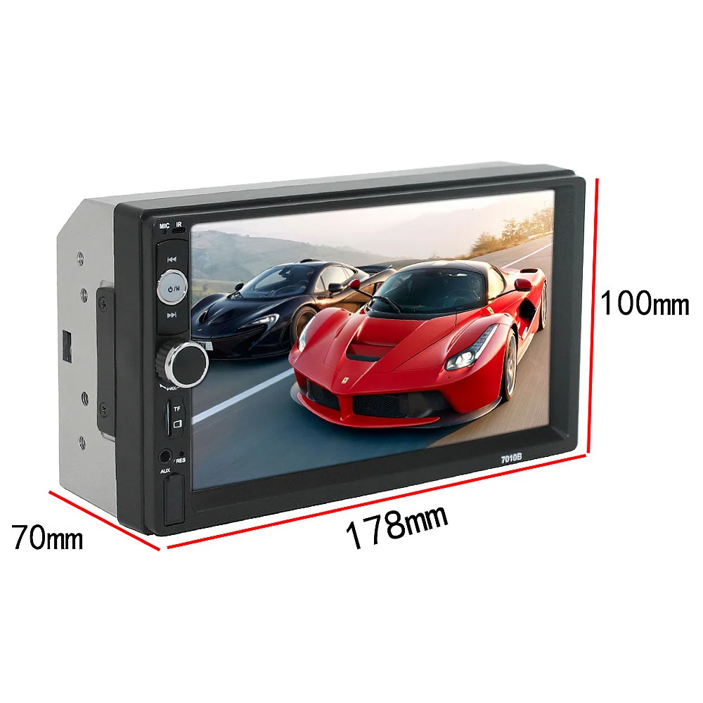 Автомагнитола 7 дюймов 2 Din сенсорный экран зеркальная связь Bluetooth MP3 MP5
