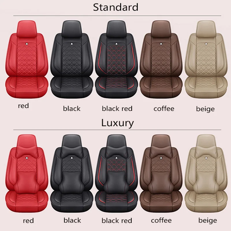 (Front + Rear) Special Leather car seat covers For