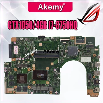 

For Asus VivoBook Pro 15 X580G X580GD Laptop Motherboard Mianboard With/ GTX1050/4GB I7-8750HQ
