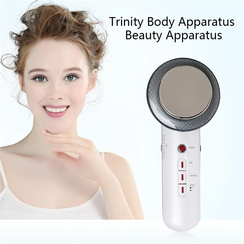

Three-In-One Slimming Instrument Beauty Instrument Ultrasonic Ems Micro-Electric Massager Far-Infrared Ultrasonic Introduction