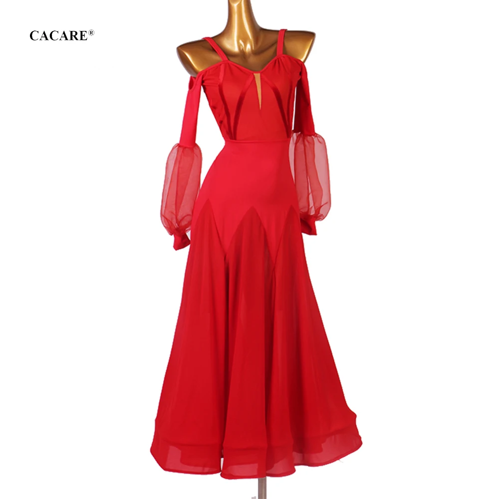 CACARE Sexy Ballroom Dance Competition Dresses Waltz Dress Standard