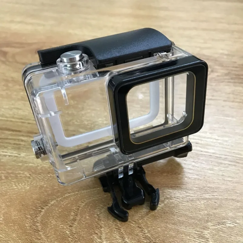 Экшн-камера 45 м водонепроницаемый чехол для GoPro Hero 7 6 5 водонепроницаемый защитный корпус оболочка серфинг подводное плавание прозрачный чехол