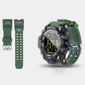 

EX16S Sports Watch Remote Camera Convenient Alarm IP68 Waterproof IOS Android Night Light Outdoor Multifunctional Pedometer