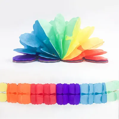 Nicro 3,6 м гирлянды бумажные гирлянды в форме клевера занавески на день рождения свадебные вечерние украшения для дома овсянка бумажная Свадебная гирлянда# ot89 - Цвет: Color Mixing