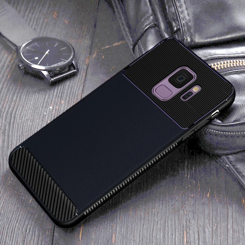 Чехол, чехол, чехол для samsung galaxy S9 плюс S9Plus мягкие Роскошные Силиконовые простой, матовый силиконовая защитная задняя панель для телефона Etui