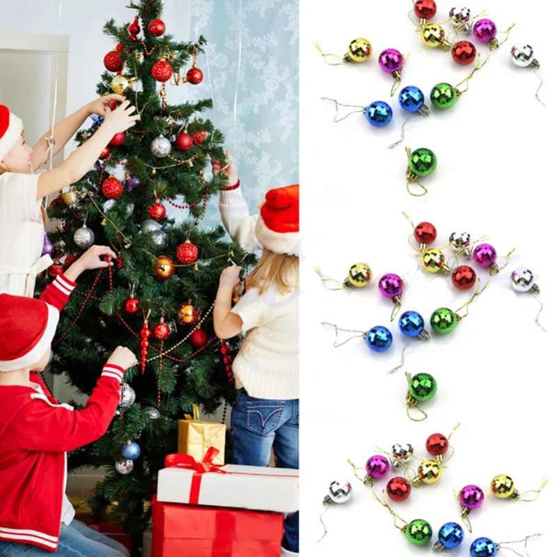 12 шт./компл. пластиковые бороды Baubles декоративные Бальные вечерние Необычные кулон Платье Висячие украшения Рождественская елка цветные