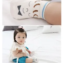 Новые стильные весенне-летние детские носки в южнокорейском стиле для мальчиков и девочек, Нескользящие тонкие носки