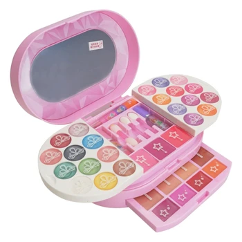 

Kids Makeup Non-toxic Toy Set Pretend Play Eco-friendly Cosmetic Make up Beauty Safety Gifts Kit