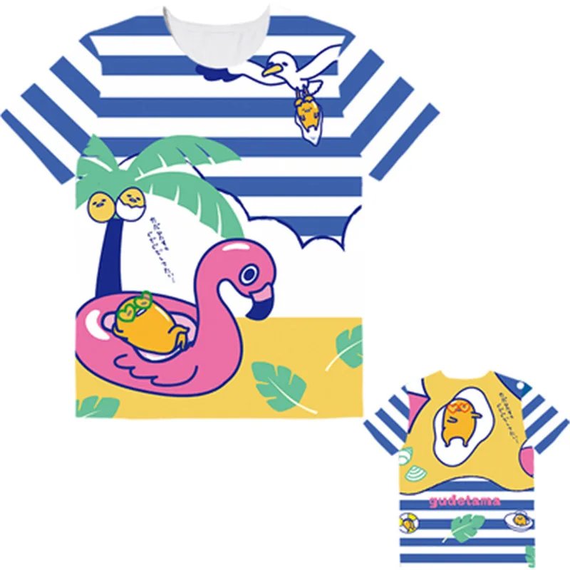 025 Gudetama Harajuku милые футболки женские милые Аниме футболки забавные мультяшные футболки женские футболки - Цвет: 025