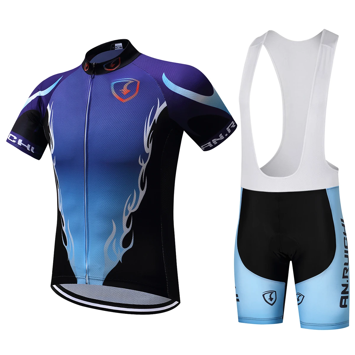 

Cycling Sets Camisa De Ciclismo Unissex Time De Estrada Roupa De Bicicleta Para Camisa Azul Respirvel DosComfortable Polyester