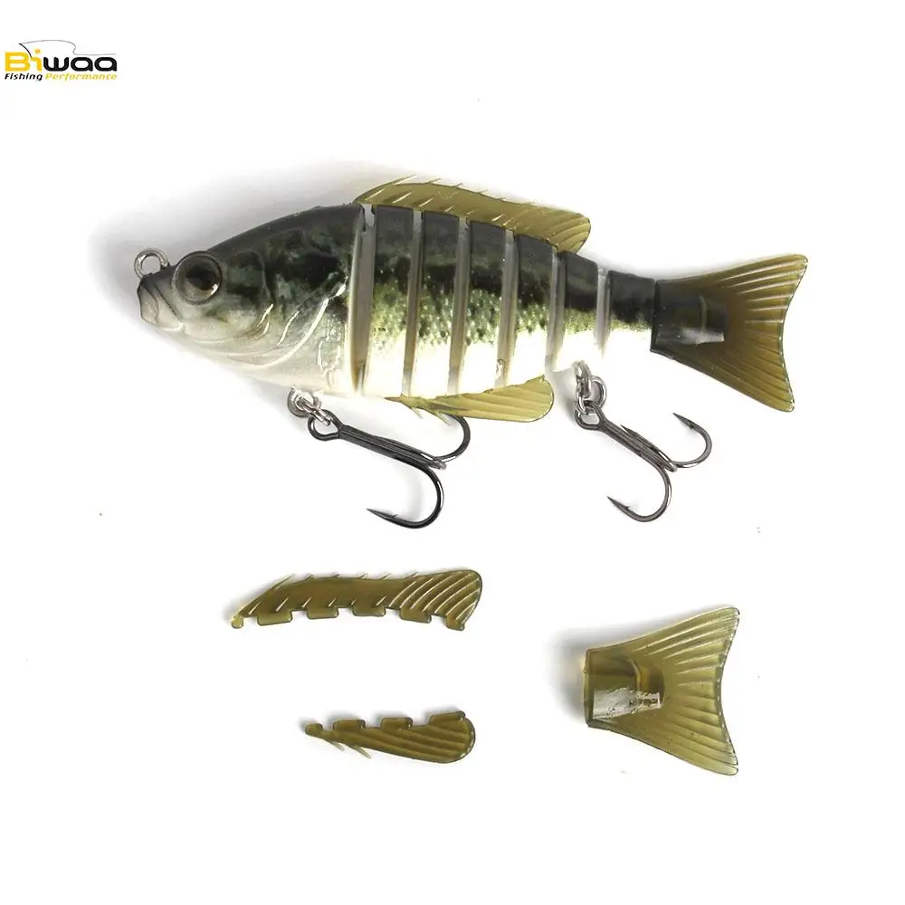 BIWAA SEVEN 5 &quot130 мм 34 г рыболовная плавающая приманка bigbait Рыбацкая шарнирная жесткая