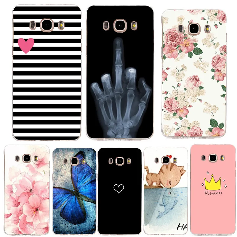 Soft TPU Flower Cases FOR Samsung Galaxy J3 2016 Case Cover Painting Bumper A3 A5 J5 2017 |