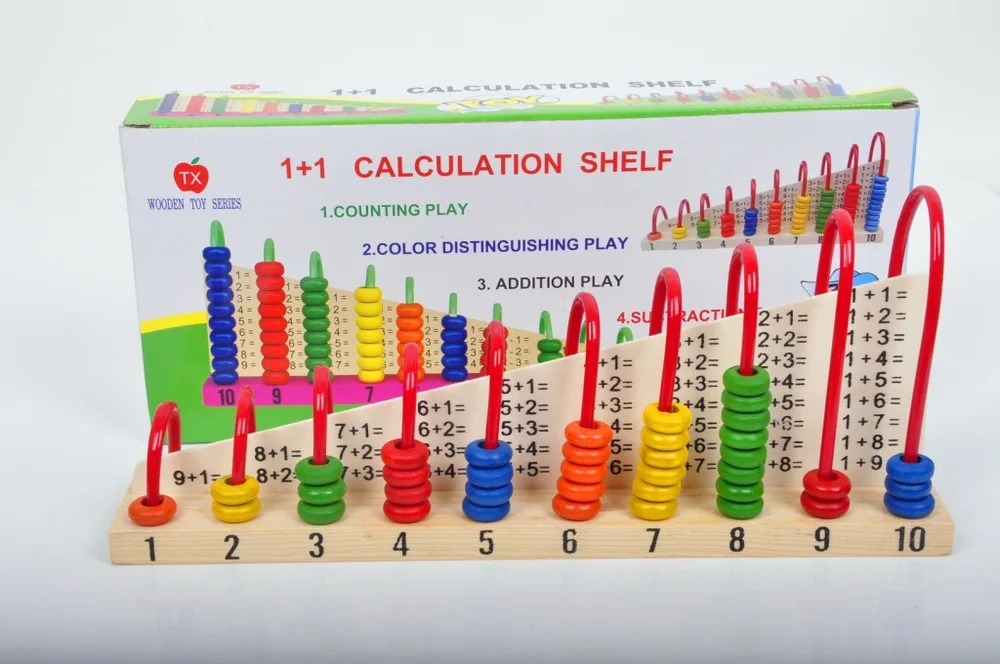 Фигурка деревянная игрушка для малышей обучающая рамка 1+ 1 расчетная фигурка детская деревянная обучающая игрушка Математика игра