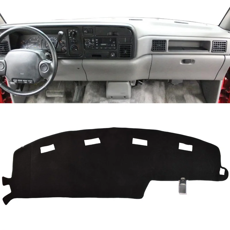 For Ram-LHD 94-97 Приборной панели автомобиля крышка для Dodge Ram 1500 2500 3500 1994- тире коврики защитный лист ковер для укладки волос 2002 2003 - Название цвета: For Ram-LHD 94-97