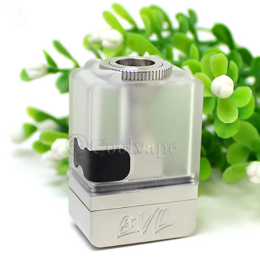 SXK Alien EVL Style RAB Bridge Tank E-cigarette accessories for SXK BB/Billet Box Silver 316SS PC 4.0ml 1.0/1.5/2.0/2.5/3.0mm