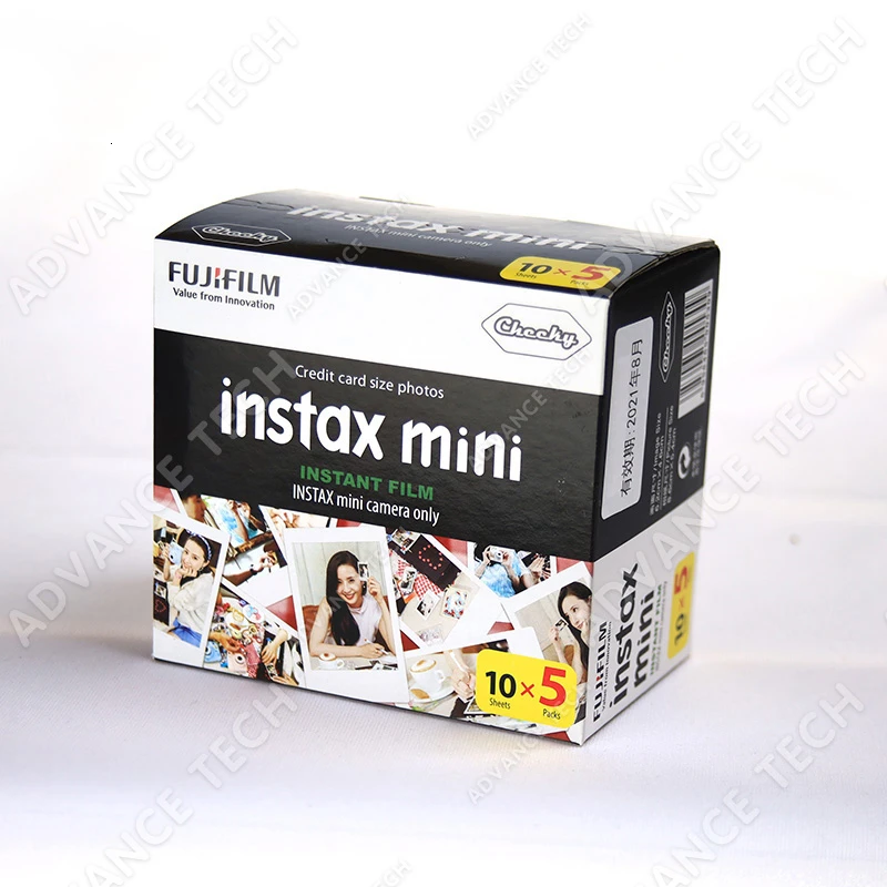 Белая пленка для Fuji Instax Mini 9 фильм белый край 50 листов/упаковка, детские носки, Фотобумага для моментального фотоаппарата Fuji 8/фотоаппаратов моментальной печати 7 s/25/50/90 SP-1/SP-2